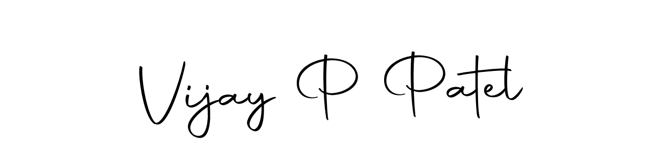 Vijay P Patel stylish signature style. Best Handwritten Sign (Autography-DOLnW) for my name. Handwritten Signature Collection Ideas for my name Vijay P Patel. Vijay P Patel signature style 10 images and pictures png