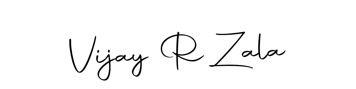 Make a beautiful signature design for name Vijay R Zala. Use this online signature maker to create a handwritten signature for free. Vijay R Zala signature style 10 images and pictures png