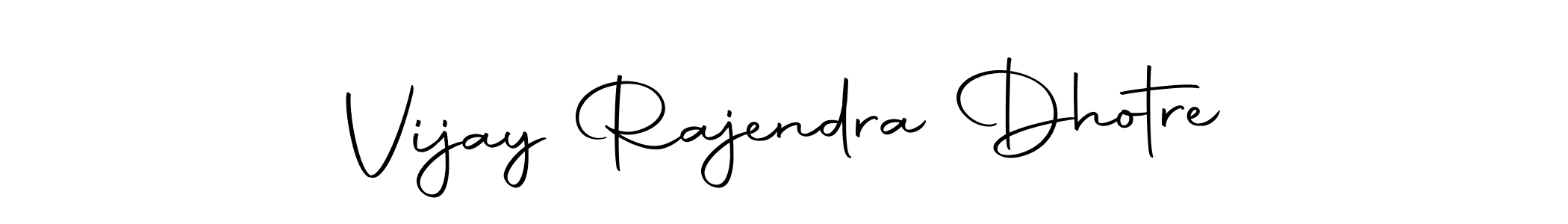 How to make Vijay Rajendra Dhotre name signature. Use Autography-DOLnW style for creating short signs online. This is the latest handwritten sign. Vijay Rajendra Dhotre signature style 10 images and pictures png