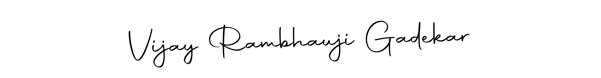 Here are the top 10 professional signature styles for the name Vijay Rambhauji Gadekar. These are the best autograph styles you can use for your name. Vijay Rambhauji Gadekar signature style 10 images and pictures png