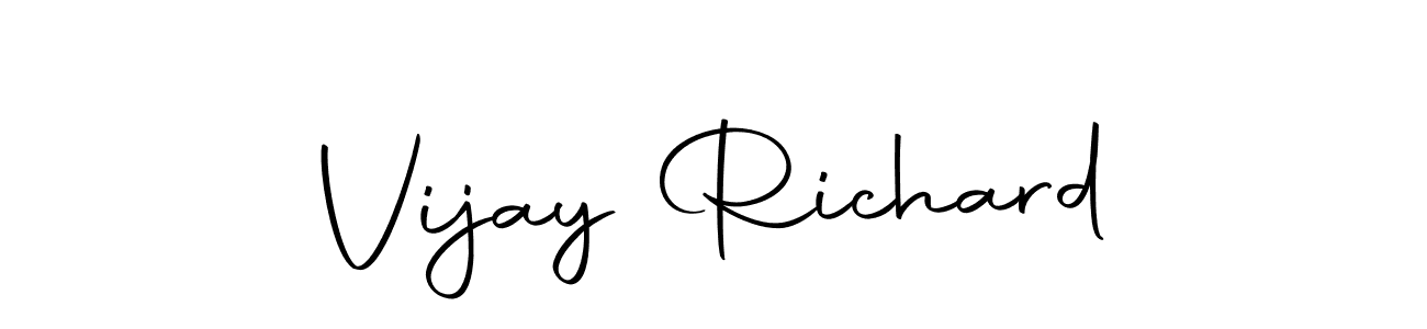 How to make Vijay Richard signature? Autography-DOLnW is a professional autograph style. Create handwritten signature for Vijay Richard name. Vijay Richard signature style 10 images and pictures png