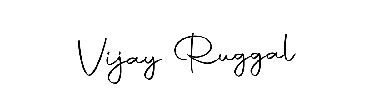 Use a signature maker to create a handwritten signature online. With this signature software, you can design (Autography-DOLnW) your own signature for name Vijay Ruggal. Vijay Ruggal signature style 10 images and pictures png