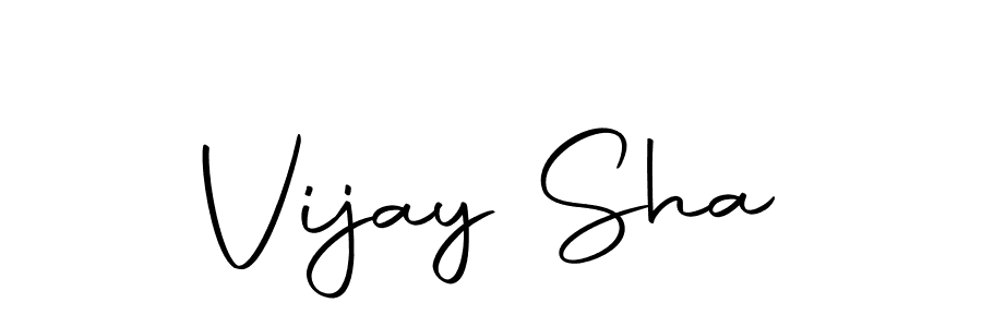 Create a beautiful signature design for name Vijay Sha. With this signature (Autography-DOLnW) fonts, you can make a handwritten signature for free. Vijay Sha signature style 10 images and pictures png