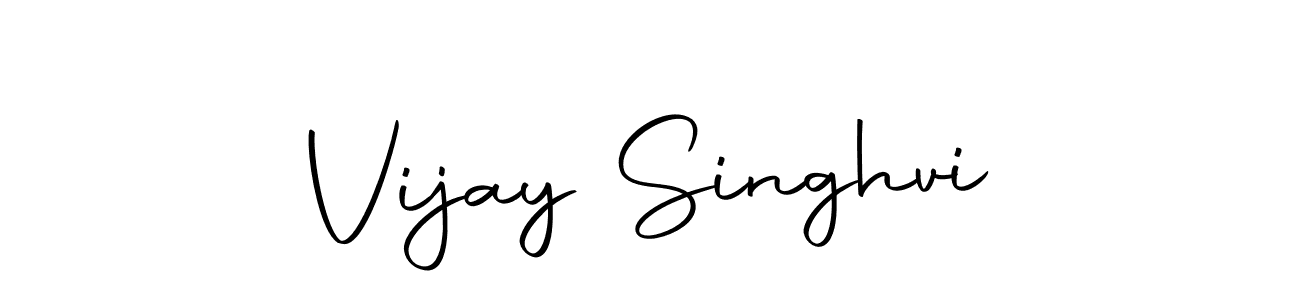 Make a beautiful signature design for name Vijay Singhvi. With this signature (Autography-DOLnW) style, you can create a handwritten signature for free. Vijay Singhvi signature style 10 images and pictures png