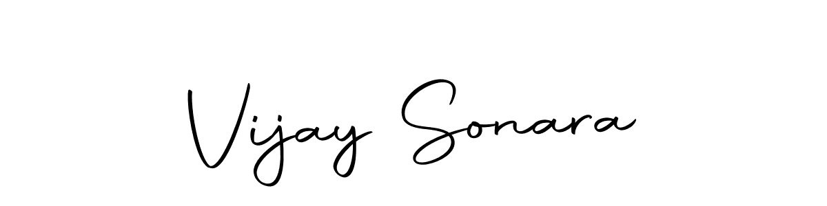 Use a signature maker to create a handwritten signature online. With this signature software, you can design (Autography-DOLnW) your own signature for name Vijay Sonara. Vijay Sonara signature style 10 images and pictures png