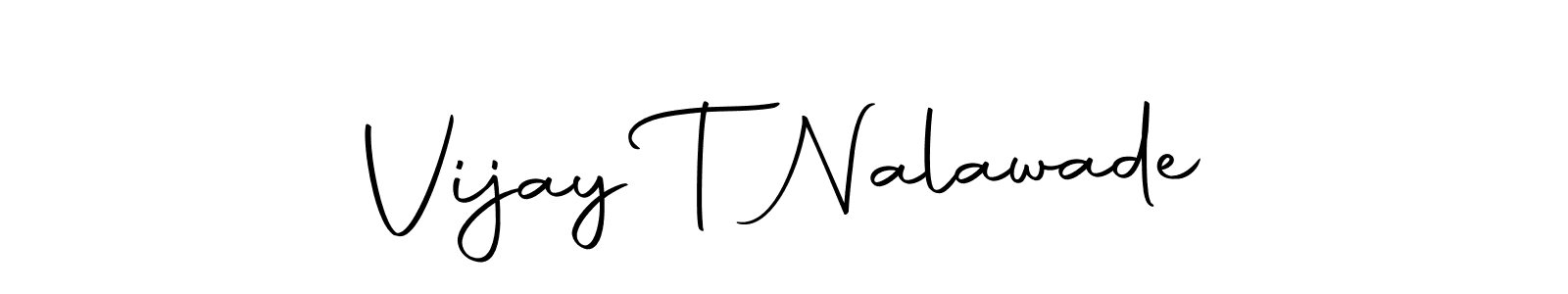 Vijay T Nalawade stylish signature style. Best Handwritten Sign (Autography-DOLnW) for my name. Handwritten Signature Collection Ideas for my name Vijay T Nalawade. Vijay T Nalawade signature style 10 images and pictures png