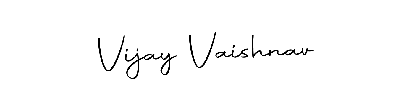 Use a signature maker to create a handwritten signature online. With this signature software, you can design (Autography-DOLnW) your own signature for name Vijay Vaishnav. Vijay Vaishnav signature style 10 images and pictures png