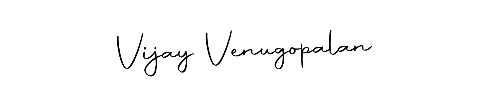 How to make Vijay Venugopalan name signature. Use Autography-DOLnW style for creating short signs online. This is the latest handwritten sign. Vijay Venugopalan signature style 10 images and pictures png