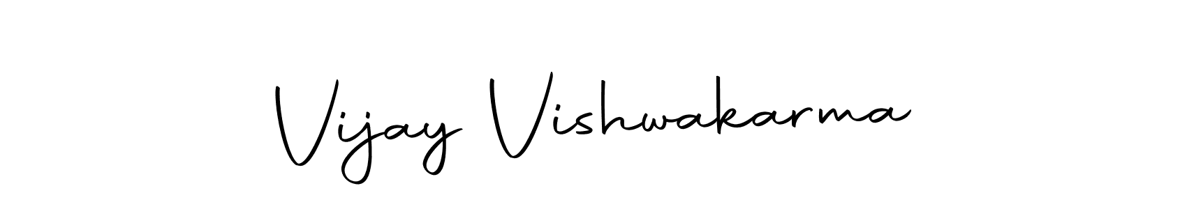 The best way (Autography-DOLnW) to make a short signature is to pick only two or three words in your name. The name Vijay Vishwakarma include a total of six letters. For converting this name. Vijay Vishwakarma signature style 10 images and pictures png