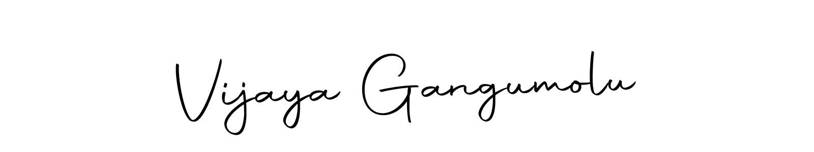 Also we have Vijaya Gangumolu name is the best signature style. Create professional handwritten signature collection using Autography-DOLnW autograph style. Vijaya Gangumolu signature style 10 images and pictures png