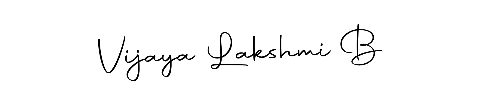 Vijaya Lakshmi B stylish signature style. Best Handwritten Sign (Autography-DOLnW) for my name. Handwritten Signature Collection Ideas for my name Vijaya Lakshmi B. Vijaya Lakshmi B signature style 10 images and pictures png