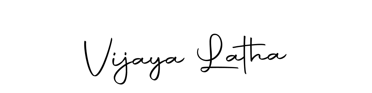 Use a signature maker to create a handwritten signature online. With this signature software, you can design (Autography-DOLnW) your own signature for name Vijaya Latha. Vijaya Latha signature style 10 images and pictures png