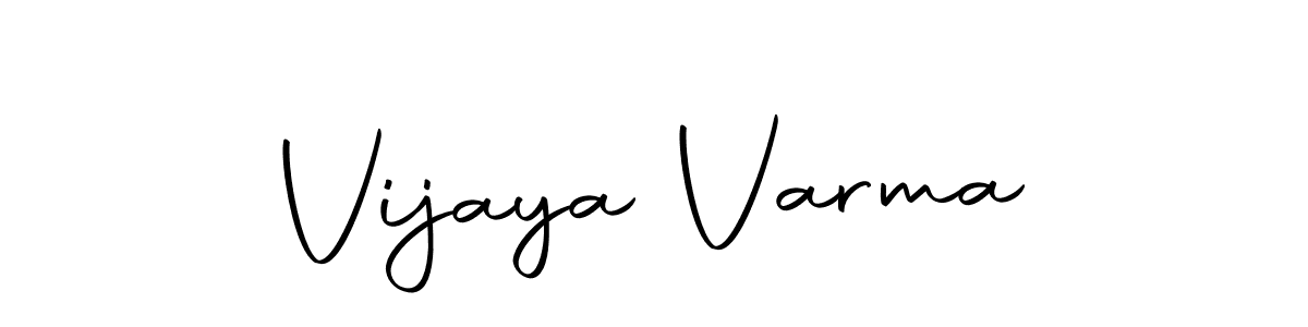 How to make Vijaya Varma name signature. Use Autography-DOLnW style for creating short signs online. This is the latest handwritten sign. Vijaya Varma signature style 10 images and pictures png
