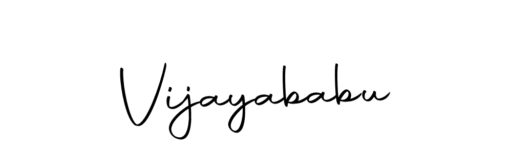 Use a signature maker to create a handwritten signature online. With this signature software, you can design (Autography-DOLnW) your own signature for name Vijayababu. Vijayababu signature style 10 images and pictures png