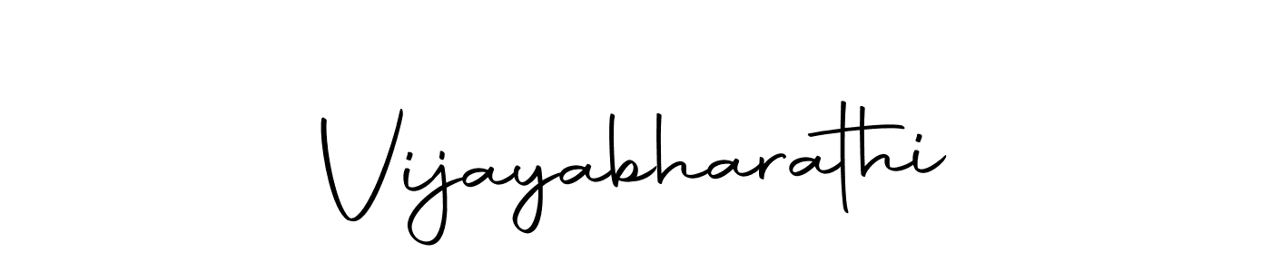 Make a beautiful signature design for name Vijayabharathi. With this signature (Autography-DOLnW) style, you can create a handwritten signature for free. Vijayabharathi signature style 10 images and pictures png