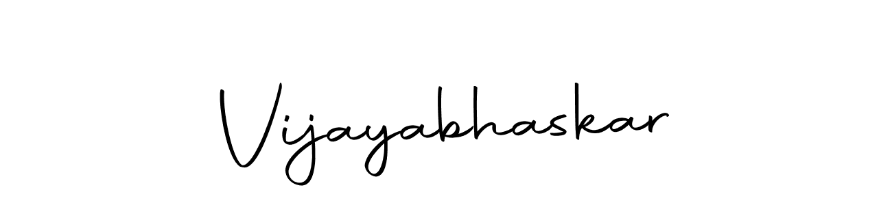 How to make Vijayabhaskar name signature. Use Autography-DOLnW style for creating short signs online. This is the latest handwritten sign. Vijayabhaskar signature style 10 images and pictures png