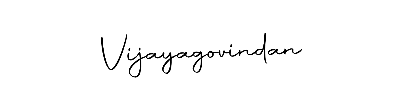 Design your own signature with our free online signature maker. With this signature software, you can create a handwritten (Autography-DOLnW) signature for name Vijayagovindan. Vijayagovindan signature style 10 images and pictures png