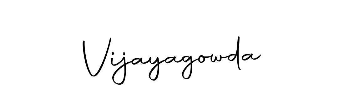 Make a beautiful signature design for name Vijayagowda. With this signature (Autography-DOLnW) style, you can create a handwritten signature for free. Vijayagowda signature style 10 images and pictures png