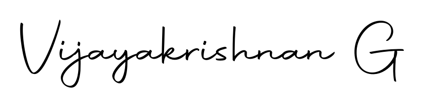 Design your own signature with our free online signature maker. With this signature software, you can create a handwritten (Autography-DOLnW) signature for name Vijayakrishnan G. Vijayakrishnan G signature style 10 images and pictures png