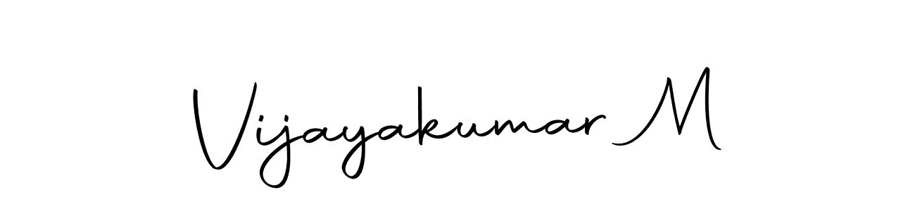 Make a short Vijayakumar M signature style. Manage your documents anywhere anytime using Autography-DOLnW. Create and add eSignatures, submit forms, share and send files easily. Vijayakumar M signature style 10 images and pictures png