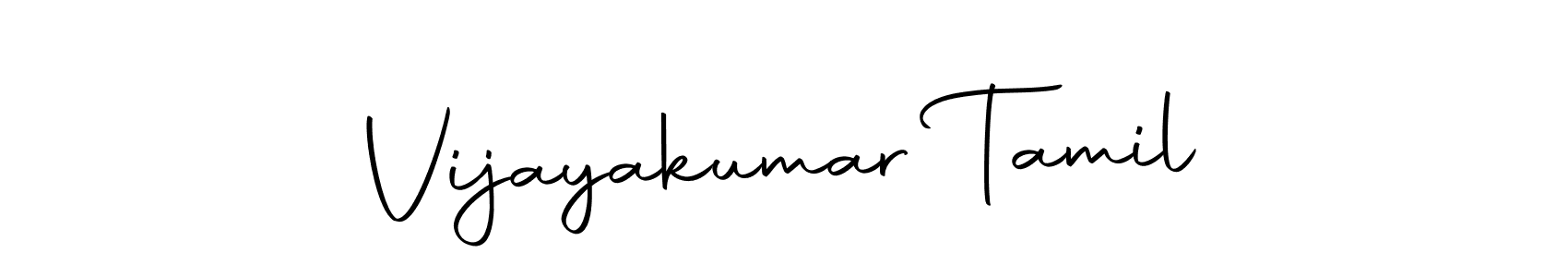 Use a signature maker to create a handwritten signature online. With this signature software, you can design (Autography-DOLnW) your own signature for name Vijayakumar Tamil. Vijayakumar Tamil signature style 10 images and pictures png