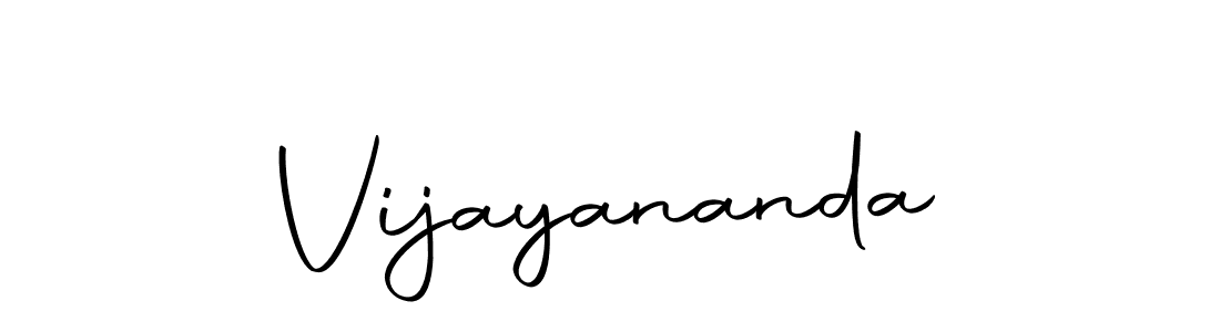 Make a beautiful signature design for name Vijayananda. Use this online signature maker to create a handwritten signature for free. Vijayananda signature style 10 images and pictures png