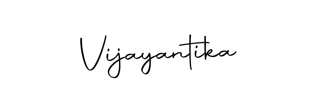 Also we have Vijayantika name is the best signature style. Create professional handwritten signature collection using Autography-DOLnW autograph style. Vijayantika signature style 10 images and pictures png