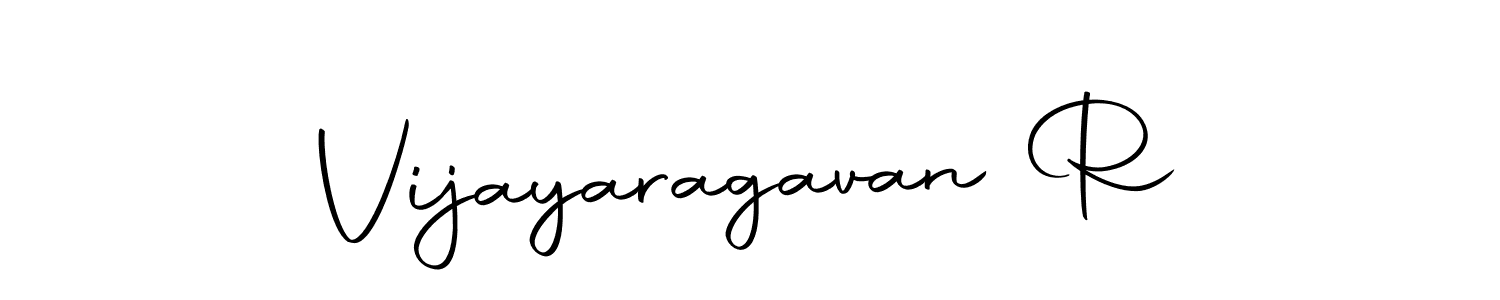 It looks lik you need a new signature style for name Vijayaragavan R. Design unique handwritten (Autography-DOLnW) signature with our free signature maker in just a few clicks. Vijayaragavan R signature style 10 images and pictures png