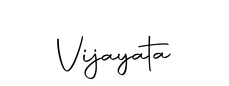 Create a beautiful signature design for name Vijayata. With this signature (Autography-DOLnW) fonts, you can make a handwritten signature for free. Vijayata signature style 10 images and pictures png