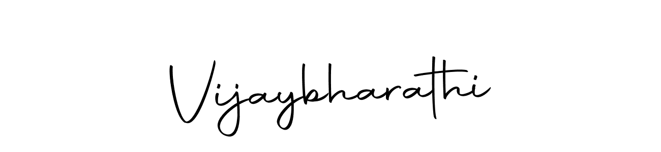 Make a beautiful signature design for name Vijaybharathi. With this signature (Autography-DOLnW) style, you can create a handwritten signature for free. Vijaybharathi signature style 10 images and pictures png