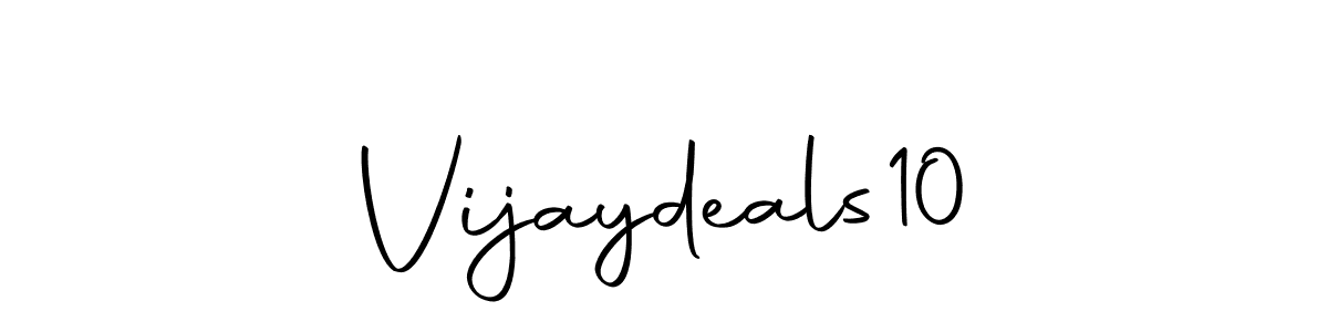 Make a beautiful signature design for name Vijaydeals10. With this signature (Autography-DOLnW) style, you can create a handwritten signature for free. Vijaydeals10 signature style 10 images and pictures png