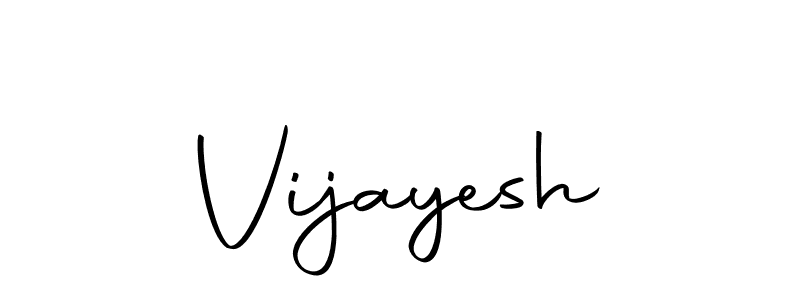 Design your own signature with our free online signature maker. With this signature software, you can create a handwritten (Autography-DOLnW) signature for name Vijayesh. Vijayesh signature style 10 images and pictures png