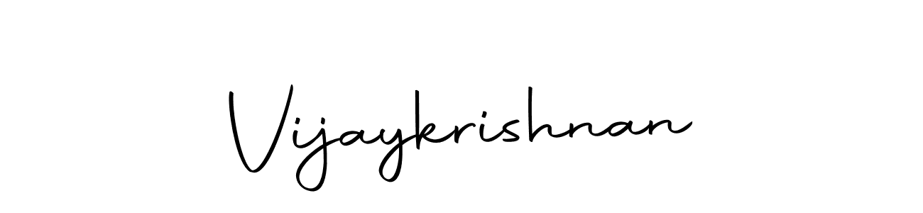 Use a signature maker to create a handwritten signature online. With this signature software, you can design (Autography-DOLnW) your own signature for name Vijaykrishnan. Vijaykrishnan signature style 10 images and pictures png