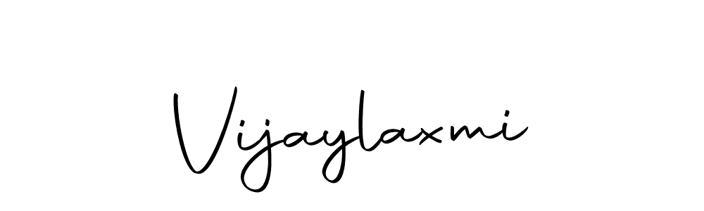 How to make Vijaylaxmi name signature. Use Autography-DOLnW style for creating short signs online. This is the latest handwritten sign. Vijaylaxmi signature style 10 images and pictures png