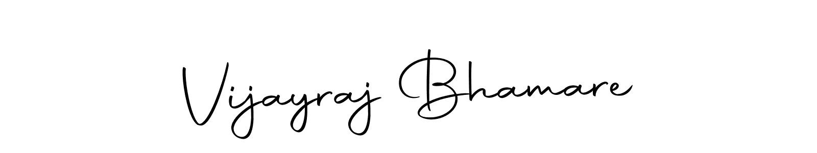 Also we have Vijayraj Bhamare name is the best signature style. Create professional handwritten signature collection using Autography-DOLnW autograph style. Vijayraj Bhamare signature style 10 images and pictures png