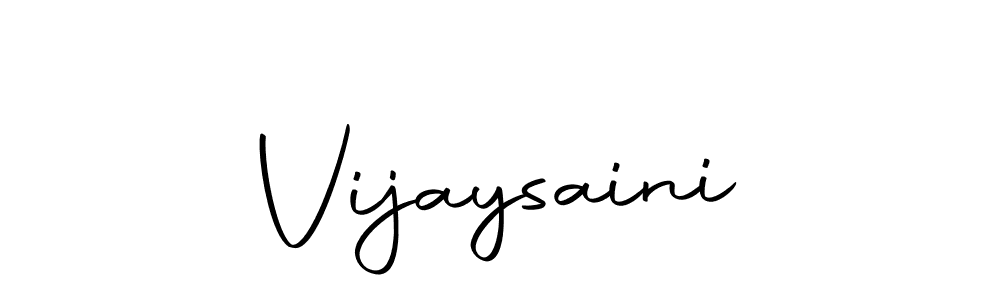 Use a signature maker to create a handwritten signature online. With this signature software, you can design (Autography-DOLnW) your own signature for name Vijaysaini. Vijaysaini signature style 10 images and pictures png