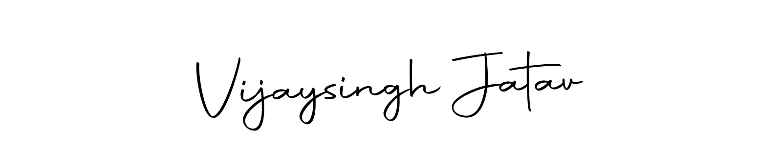 Design your own signature with our free online signature maker. With this signature software, you can create a handwritten (Autography-DOLnW) signature for name Vijaysingh Jatav. Vijaysingh Jatav signature style 10 images and pictures png