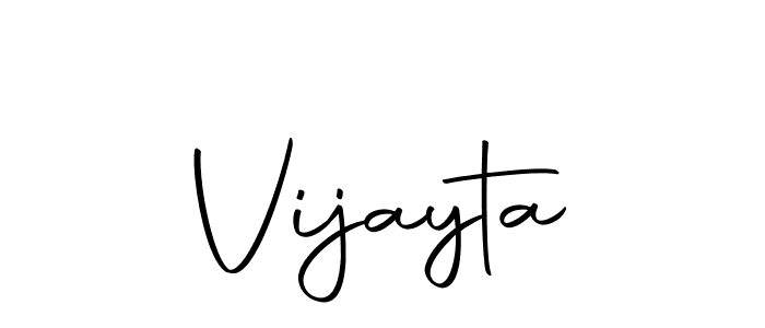 Create a beautiful signature design for name Vijayta. With this signature (Autography-DOLnW) fonts, you can make a handwritten signature for free. Vijayta signature style 10 images and pictures png