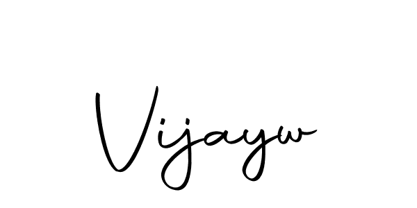 The best way (Autography-DOLnW) to make a short signature is to pick only two or three words in your name. The name Vijayw include a total of six letters. For converting this name. Vijayw signature style 10 images and pictures png