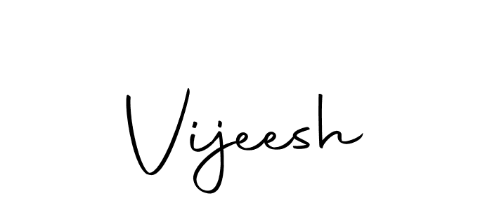 Create a beautiful signature design for name Vijeesh. With this signature (Autography-DOLnW) fonts, you can make a handwritten signature for free. Vijeesh signature style 10 images and pictures png