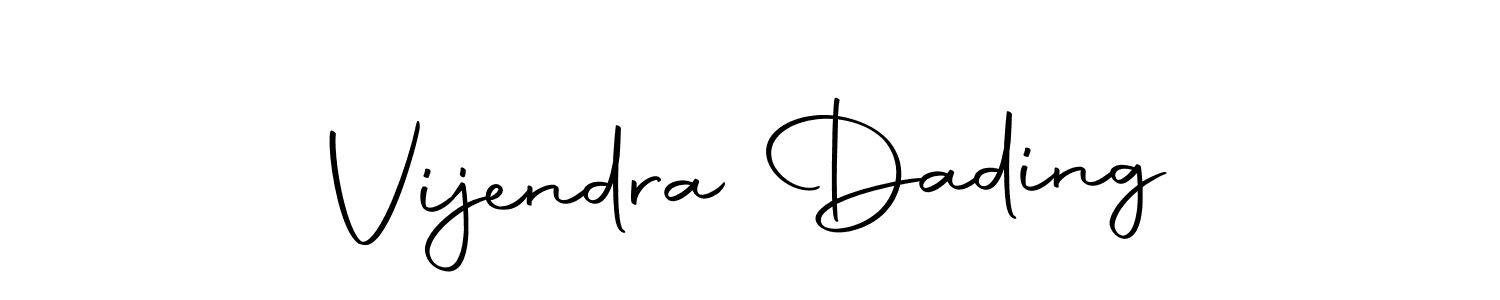 Also we have Vijendra Dading name is the best signature style. Create professional handwritten signature collection using Autography-DOLnW autograph style. Vijendra Dading signature style 10 images and pictures png