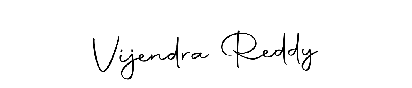 Use a signature maker to create a handwritten signature online. With this signature software, you can design (Autography-DOLnW) your own signature for name Vijendra Reddy. Vijendra Reddy signature style 10 images and pictures png