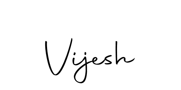 Create a beautiful signature design for name Vijesh. With this signature (Autography-DOLnW) fonts, you can make a handwritten signature for free. Vijesh signature style 10 images and pictures png