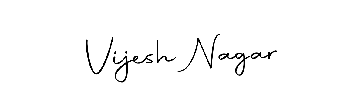 Use a signature maker to create a handwritten signature online. With this signature software, you can design (Autography-DOLnW) your own signature for name Vijesh Nagar. Vijesh Nagar signature style 10 images and pictures png