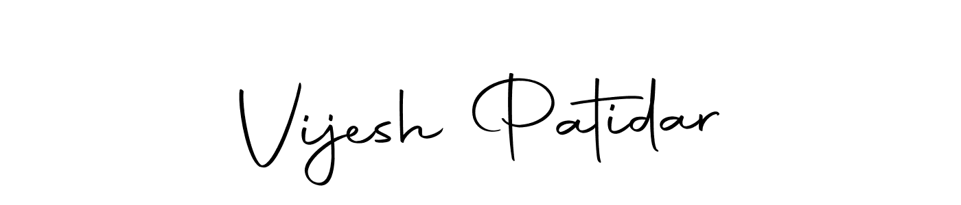 You should practise on your own different ways (Autography-DOLnW) to write your name (Vijesh Patidar) in signature. don't let someone else do it for you. Vijesh Patidar signature style 10 images and pictures png