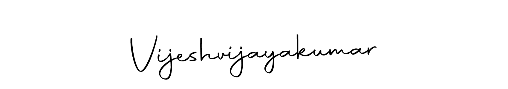 Use a signature maker to create a handwritten signature online. With this signature software, you can design (Autography-DOLnW) your own signature for name Vijeshvijayakumar. Vijeshvijayakumar signature style 10 images and pictures png