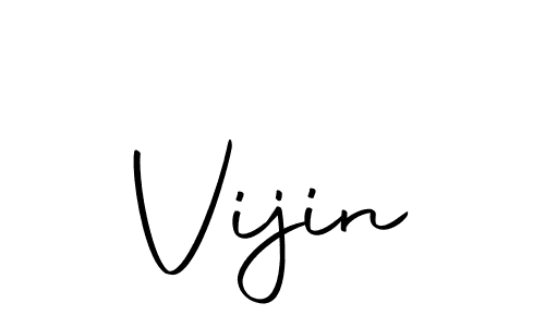 You should practise on your own different ways (Autography-DOLnW) to write your name (Vijin) in signature. don't let someone else do it for you. Vijin signature style 10 images and pictures png