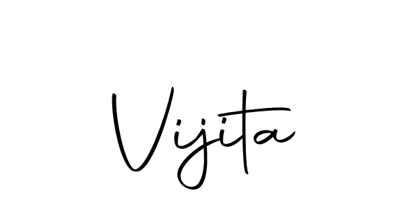 Vijita stylish signature style. Best Handwritten Sign (Autography-DOLnW) for my name. Handwritten Signature Collection Ideas for my name Vijita. Vijita signature style 10 images and pictures png