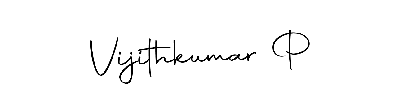 How to make Vijithkumar P signature? Autography-DOLnW is a professional autograph style. Create handwritten signature for Vijithkumar P name. Vijithkumar P signature style 10 images and pictures png
