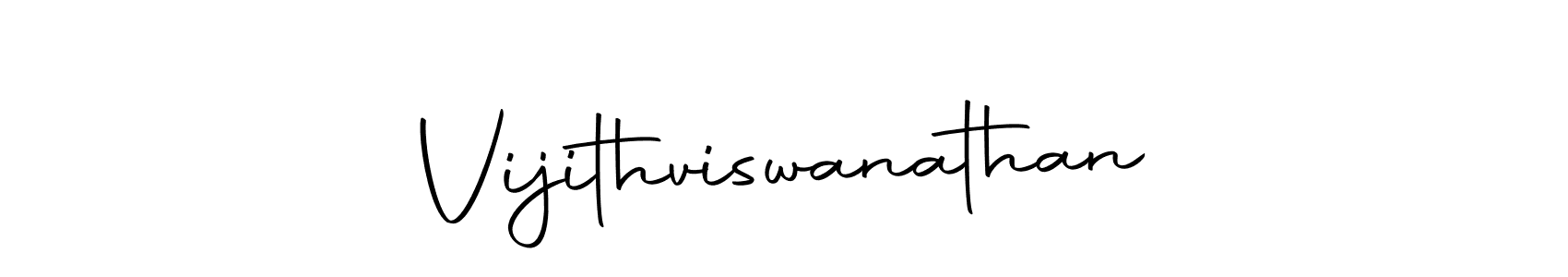 Design your own signature with our free online signature maker. With this signature software, you can create a handwritten (Autography-DOLnW) signature for name Vijithviswanathan. Vijithviswanathan signature style 10 images and pictures png